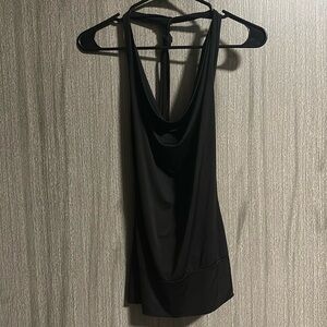 Open back halter